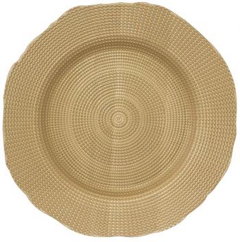 Savoy Matt Gold Underplate  -  33 cm