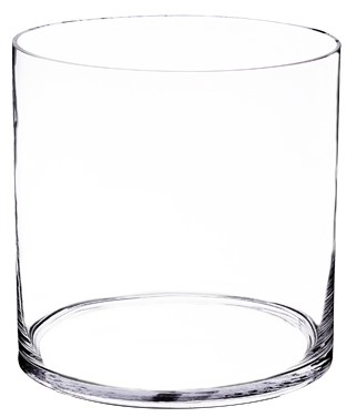 Round Cylinder Vase  -  25 x 25 cm