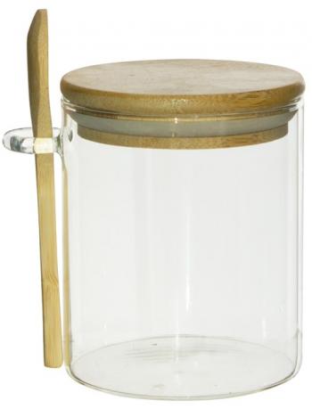 Jeanine Handled Jar with Spoon  -  450 ml