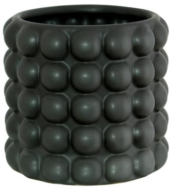 Grey Dotted Pot  -  15 cm