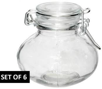Mini Clip Top Jar  -  Barrel  -  8 cm/150 ml 