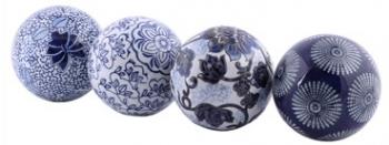 Corfu Decor Ball  -  10 cm  -  Set/4