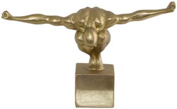 Sportman on Plinth  -  32 x 13 x 21 cm