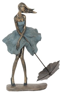 Lady with Umbrella  -  32 cm
