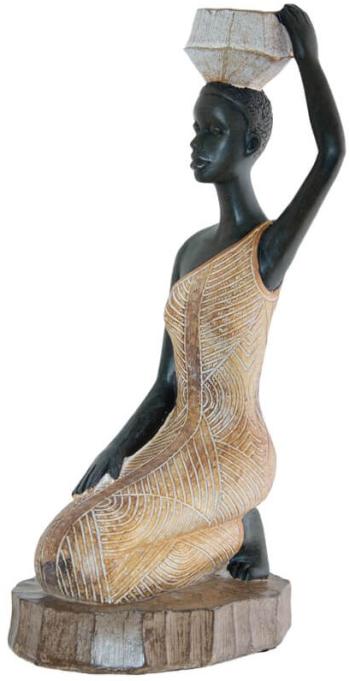 Shona Lady - Hand on Head  -  24 cm