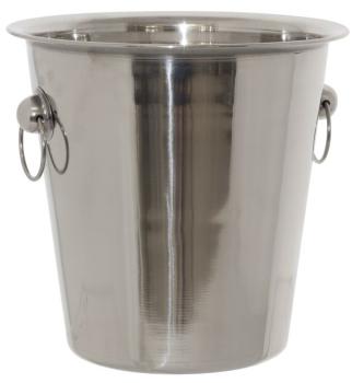 Wine Bucket  -  Silver  -  4 Lt  -  21 x 21,5 cm