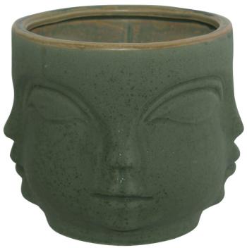 Bali Face Pot  -  17 x 15 cm