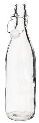 Bottle - Clip Top  -  1000 ml  - 32 x 8,5 cm  