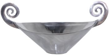 Nordic Swirl Handled Boat Bowl  -  35 x 17 x 14 cm