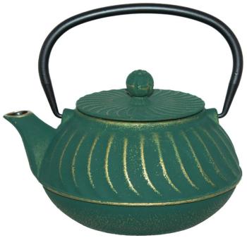 Green Cast Iron Tea Pot  -  800 ml