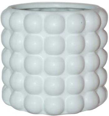 White Bubble Pot  -  15 cm