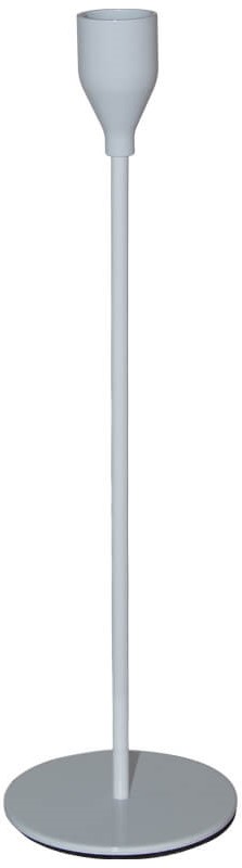 Sasha White Candlestick  -  28 cm