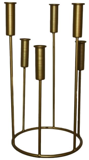Gia 6 Arm Candeholder  -  22 x 39 cm