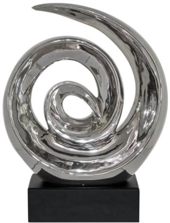 Silver Vortex Sculpture  -  30 cm