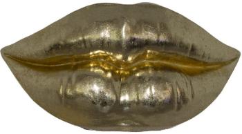 Deco Lips  -  Gold  -  17 x 7 x 10 cm