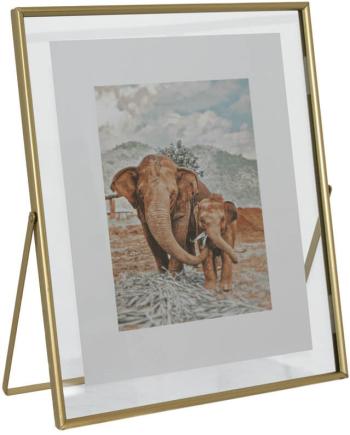 Scandi Photo Frame  -  Gold  -  23 x 18 cm  (5 x 7)