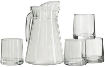 Water Set  -  Jug & Glasses  -  Set/5