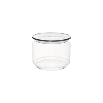 Plano Jar with Grey Lid  -  500 ml  -  8 cm