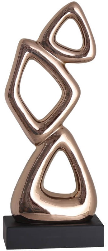 Bronze Shapes Sculpture  -  38 cm