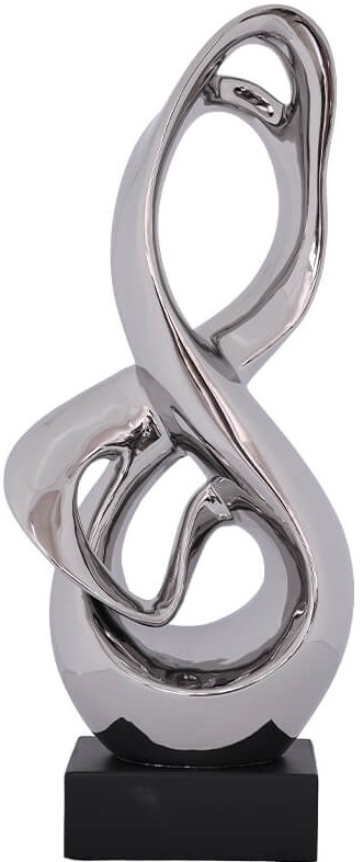 Classic Silver Sculpture  -  50 cm