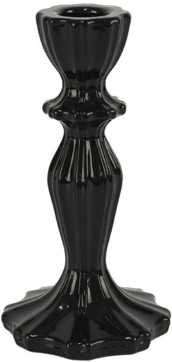 Thalia Black Candle Holder  -  16 cm