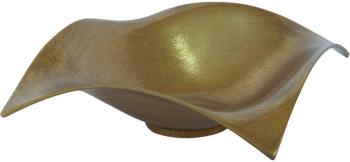 Bowl  -  Rough Gold  -  30 x 30 x 10 cm