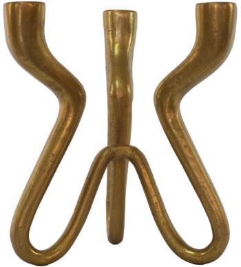 Roldan 3 Light Candle Holder  -  Gold  -  25 cm