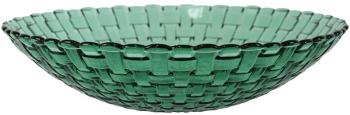 Weave Green Bowl  -  8,3 (H) x 32,1 (D) cm