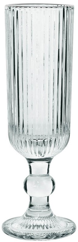 Diva Flute  -  Silver Rim  -  150 ml