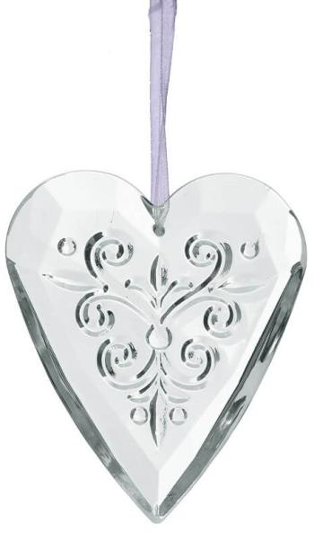 Crystal Heart  -  9 x 8 cm