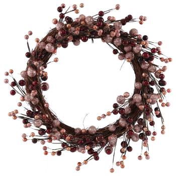 Red/Pink Wreath  -  50 cm