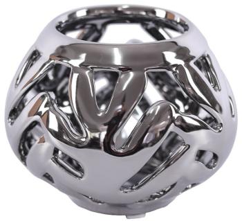 Silver Candle Holder  -  10 cm