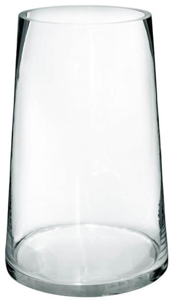 Clear Cone Vase  -  30 x 20 cm  (Top 15 cm)