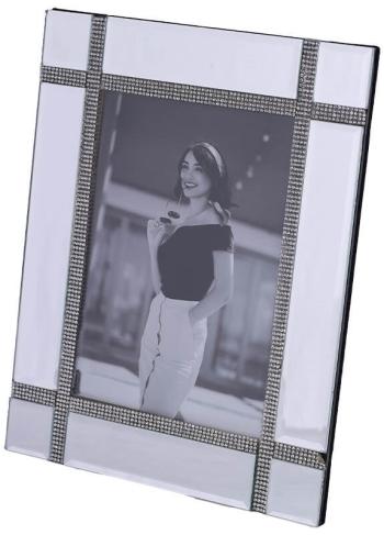 Silver Mirror Photo Frame  -  26 x 21 cm